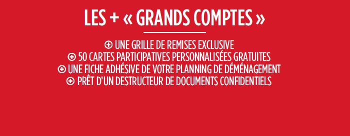 les plus dmnagement grand compte