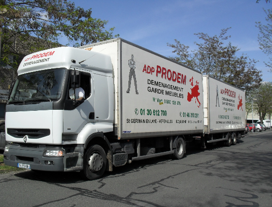 camion de déménagement